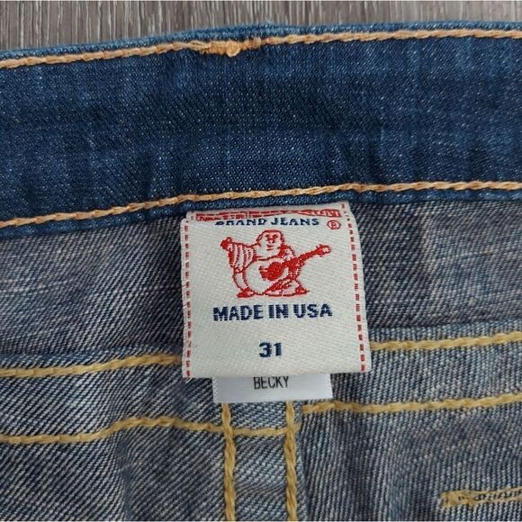 True Religion | Swarovski Crystal Becky Bootcut Jeans 31 - Picture 4 of 12